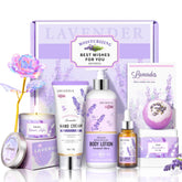 LUCOTIYA Lavender Spa Body Lotion provides deep moisture for dry skin.
