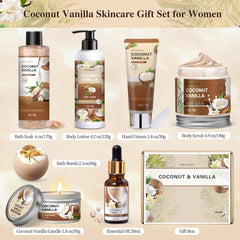 LUCOTIYA Vanilla Coconut Body Lotion smooths and nourishes dry skin daily