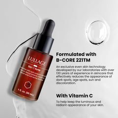 LULLAGE Bio10 Forte serum packaging conveys eco-friendly design and cruelty-free values