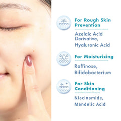 Lululun pores-minimizing sheet mask refining texture for firmer skin.