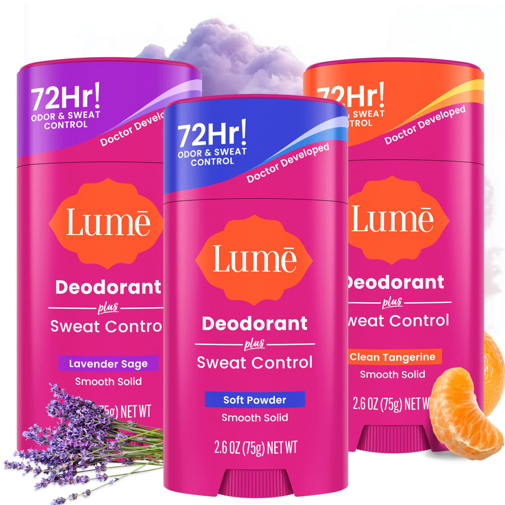 Lume Deodorant Plus Lavender Sage close-up for daily freshness