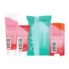 Lume Peony Rose Invisible Cream Tube deodorant applied for seamless protection.