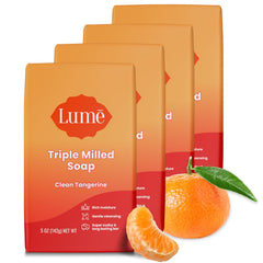 Lume triple milled bar soap with rich moisture for smoother skin