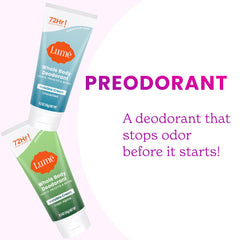 Lume tube texture close-up focusing on cream consistency for sensitive skin.