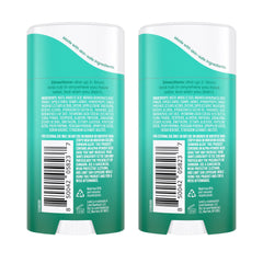 Two-pack of Lume mint cucumber invisible cream stick for odor control.