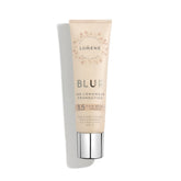 Lumene Longwear Blur Foundation SPF 15 bottle with pump showing easy application and long wear