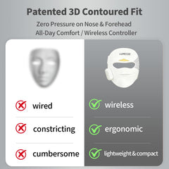 Lumesse wireless remote keeps control at your fingertips during sessions.