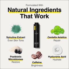 Lumin Super Light Moisturizer men texture close-up displays gel finish.