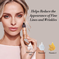 LUMINESS Air Silk 4-in-1 airbrush application demonstrates even coverage and quick blending.