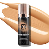 Luminess Airbrush Body Coverage tattoo concealment on the arm for even skin tone.