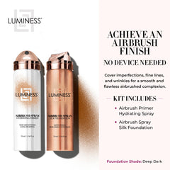 LUMINESS Hydrating Primer in action, smoothing pores with a silk-like grip.