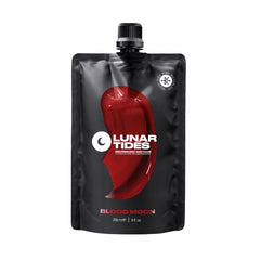 Lunar Tides Blood Moon bottle shows bold pigment for striking looks.