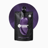 Lunar Tides Smokey Purple bottle pour demonstrates creamy semi-permanent color for easy coverage.