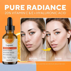 Lupure Vitamin C Serum ingredients feature hyaluronic acid for hydration