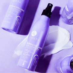 Luseta Biotin Leave-In Conditioner healthy hair shot shows volume and bounce.