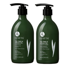 Luseta Tea Tree Shampoo bottle for oily hair cleansing and refreshing scalp