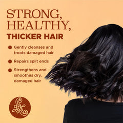 Luseta Turmeric & Collagen Hair Serum dispenser demonstrates easy application.