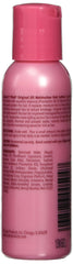 Luster's Pink Oil Moisturizer in use to smooth and manage medium to coarse textures.