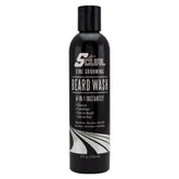 Luster's SCurl Beard Wash bottle with rich lather for cleansing beard and skin.