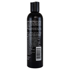 SCurl Beard Wash pump bottle dispenses sulfate-free formula for daily use.