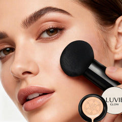 Luvie Glow Foundation Cushion hydration helps skin stay moisturized and comfortable all day.