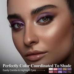 LUXAZA long-wear waterproof eyeshadow stick delivers color that lasts up to 10 hours.