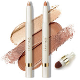 Luxaza Pro caramel latte packaging for on-the-go makeup convenience.