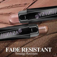 LUXAZA PRO Plum Eyeshadow Stick creamy application provides smooth, blendable color