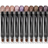 LUXAZA PRO plum eyeshadow stick close-up showing creamy glide for easy application