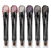 LUXAZA PRO plum eyeshadow stick set delivers rich color payoff on lids.