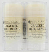 Luxuriant Cracked Heel Repair twin-pack box shown for easy at-home use.