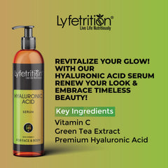 Lyfetrition Hyaluronic Acid Serum dropper closeup shows precise application