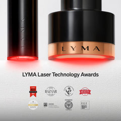 LYMA Laser Pro treatment session demonstrates non-invasive home skincare.