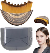 Lymphatic Contour Face Brush with ergonomic grip for comfortable daily use.