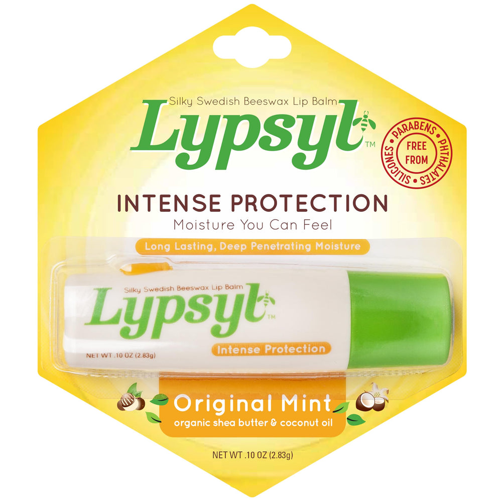 Lypsyl Intense Protection Original Mint lip balm glide for smooth lips