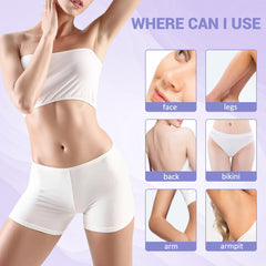 Full-body waxing with LYQC beads delivers firm grip and smooth results