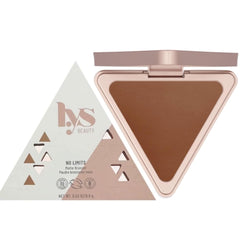LYS Beauty No Limits Matte Bronzer compact closeup for easy on-the-go sculpting