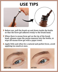 LYSdefeu brow gel dries quickly for fast, long-wear shaping.