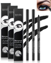 LYSdefeu matte black gel eyeliner pencil tip close-up for precise, long-lasting lines