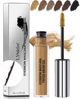 LYSdefeu waterproof tinted brow gel bottle with lasting color and easy hold.