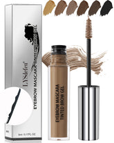 LYSdefeu waterproof tinted brow gel bottle with long-lasting color and water resistance.