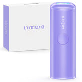 LYSMOSKI IPL device demonstrating sapphire ice cooling technology for comfortable at-home treatments