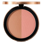 M. Asam Magic Finish Satin Blush Dark Honey compact with mirror for on-the-go touch-ups.