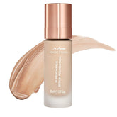 M. Asam Magic Finish serum foundation bottle demonstrates hydration for radiant skin.