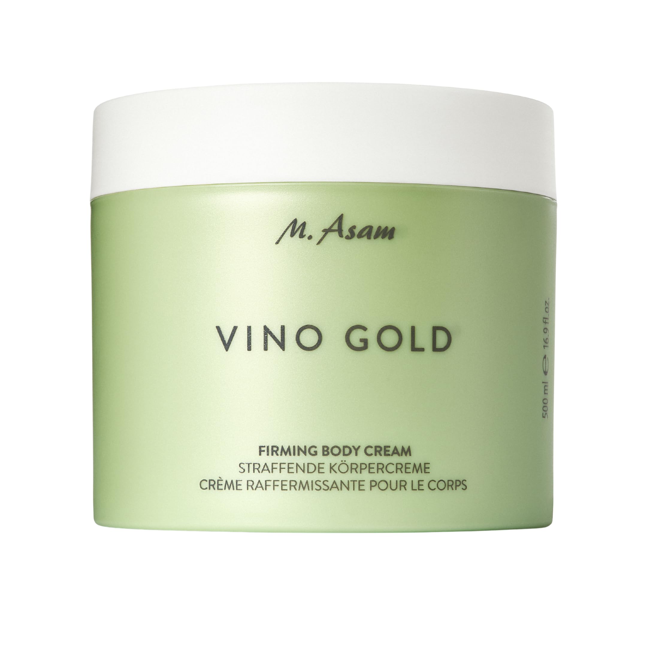 M. Asam VINO GOLD firming body cream bottle for daily smoothing