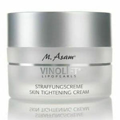 M. Asam Vinolift jar closeup showing rich, hydrating texture for firming effects.