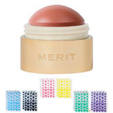 M Flush Balm Cream Blush swirl shows creamy texture for natural radiance.