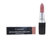 MAC Amplified Creme Lipstick Blankety swatches show soft pink beige for everyday wear