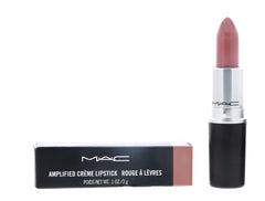 MAC Amplified Creme Lipstick Blankety swatches show soft pink beige for everyday wear