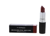 MAC Amplified Creme Lipstick Dubonnet tube close-up showing rich color payoff
